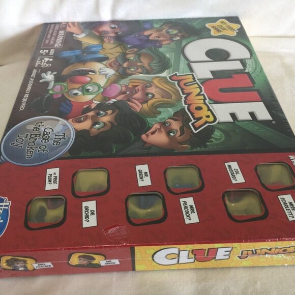 New Sealed Board Game Clue Jr./Junior Family Fun Case of the Broken Toy - Picture 5 of 5